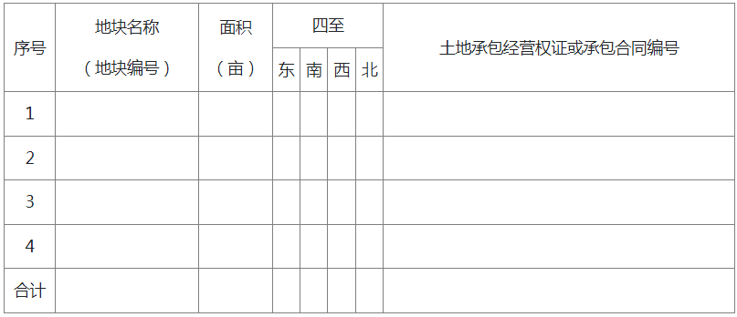 流轉承包地情況