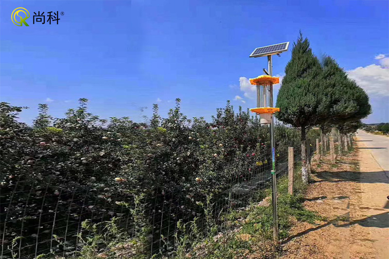 太陽能殺蟲燈靠光照就能充電的植保設備