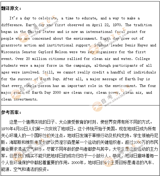 學位英語翻譯預測題