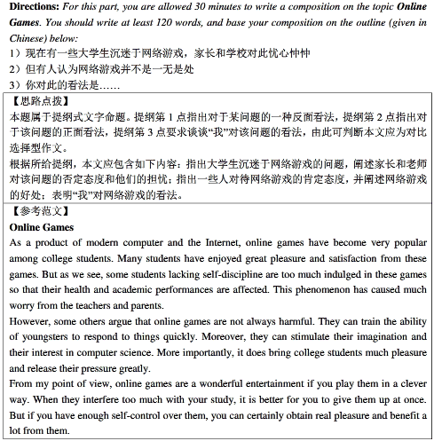 學(xué)位英語作文預(yù)測題