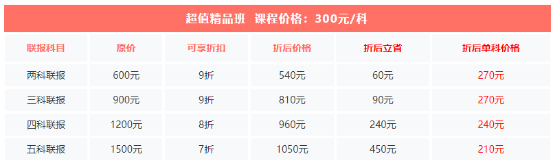 超值精品班 超值精品班