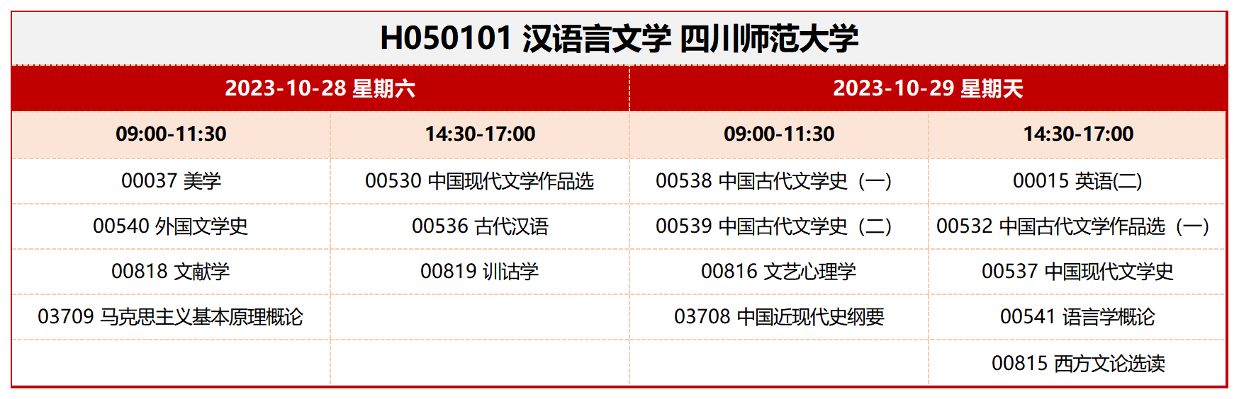 考試安排_H050101 漢語言文學(xué) 四川師范大學(xué) 考試安排_H050101 漢語言文學(xué) 四川師范大學(xué)